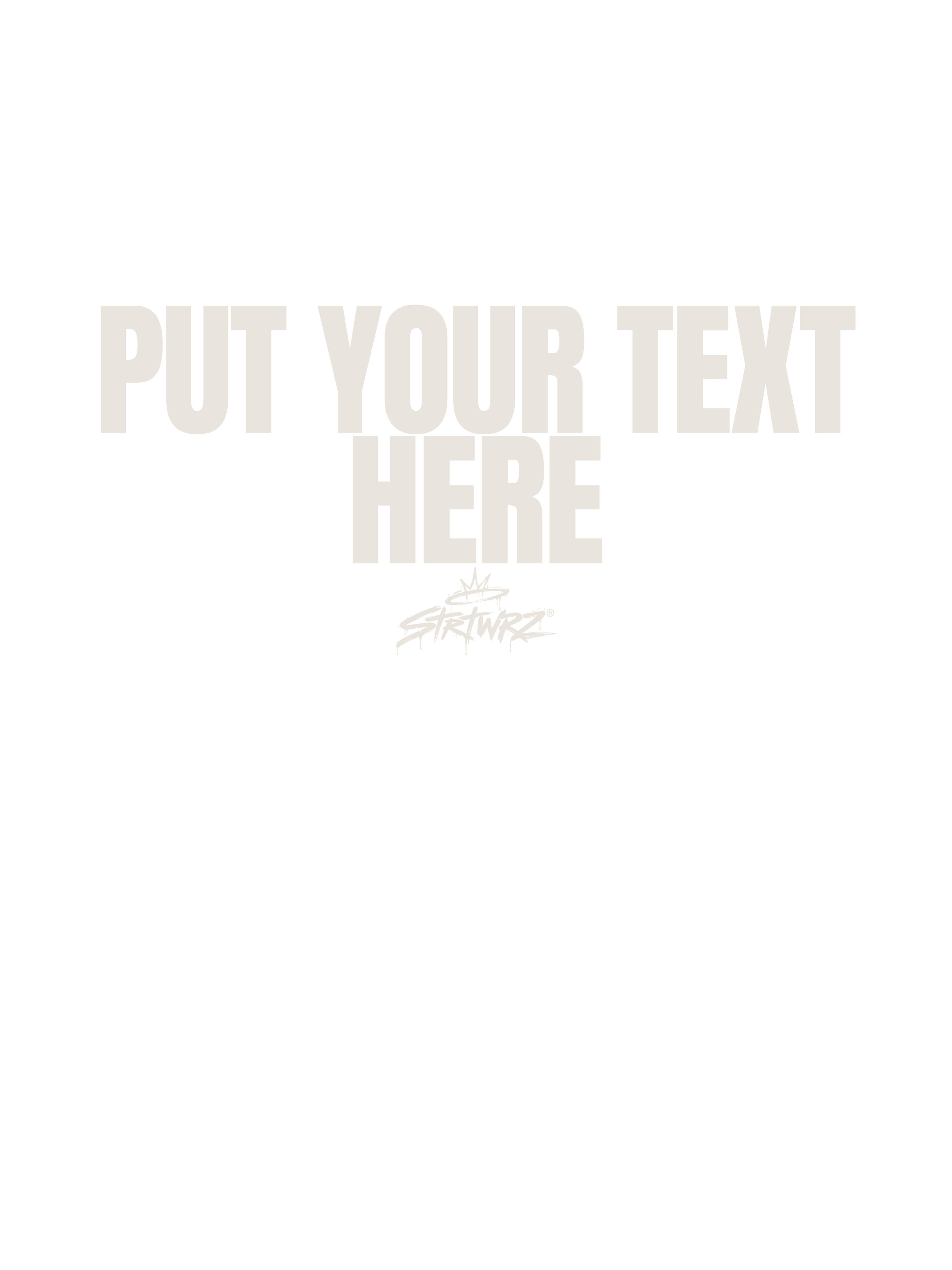 Custom Tee back print